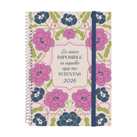 30512-AGENDA 2026 TRENDY DESIGN E10 155X212MM SEMANA VISTA HORIZONTAL IMPOSIBLE FINOCAM 742232526