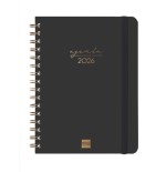 30526-AGENDA 2026 TRENDY ALMA E10 155X212MM SEMANA VISTA HORIZONTAL NEGRO FINOCAM 762020126
