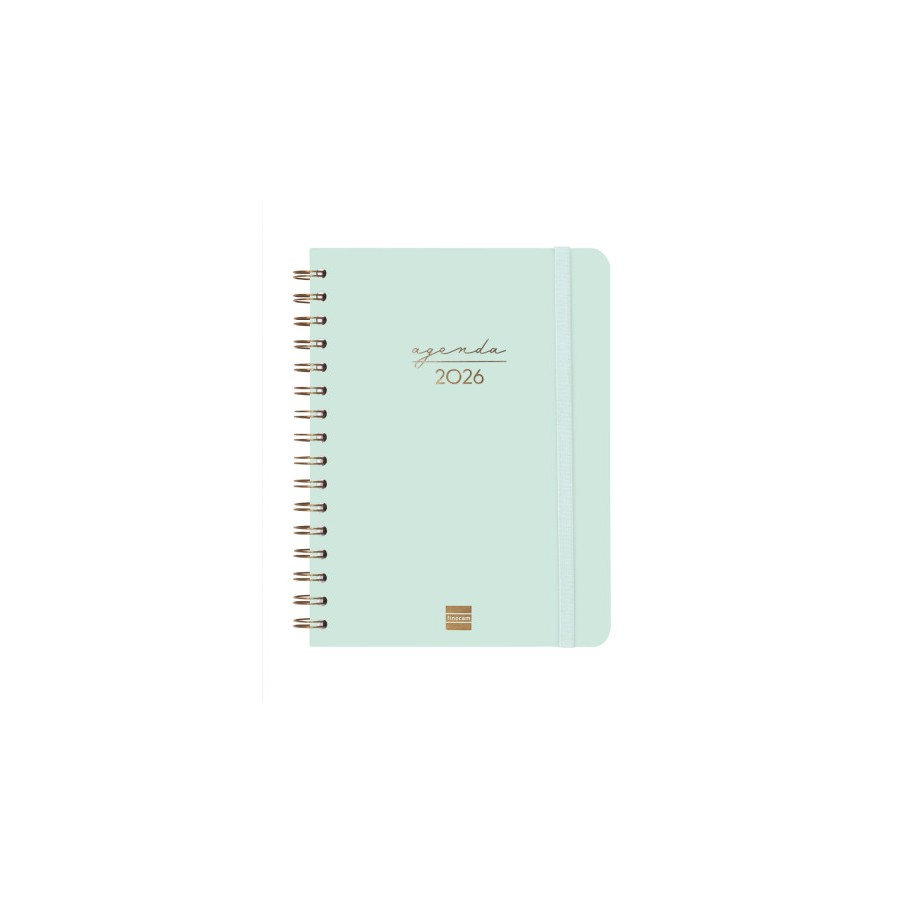 30528-AGENDA 2026 TRENDY ALMA E10 155X212MM SEMANA VISTA HORIZONTAL MENTA FINOCAM 762020326
