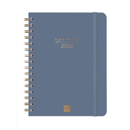 30530-AGENDA 2026 TRENDY ALMA E10 155X212MM SEMANA VISTA HORIZONTAL AZUL FINOCAM 762020426