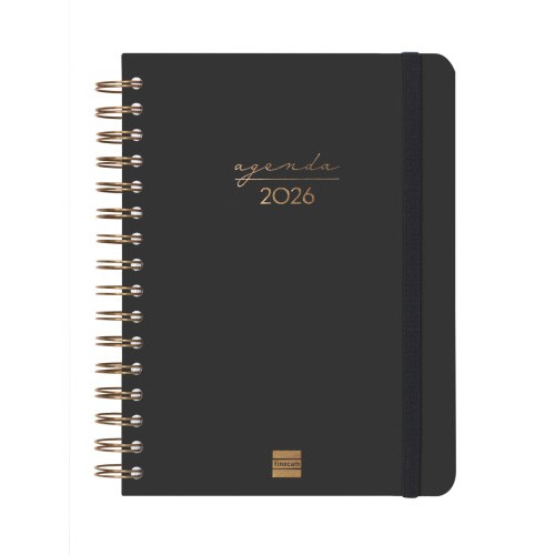 30534-AGENDA 2026 TRENDY ALMA E10 155X212MM DIA PAGINA NEGRO FINOCAM 762040126
