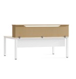 3055-MODULO RECEPCION ALTILLO 180CM ROBLE / ROBLE MEDIDAS 180X40X30CM. (MESA NO INCLUIDA EN EL PRECIO, SE COMPRA APARTE)