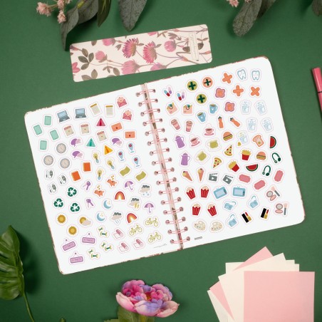 30553-AGENDA 2026 MONIQUILLA E10 155X212MM SEMANA VISTA HORIZONTAL AMAPOLA FINOCAM 770100126