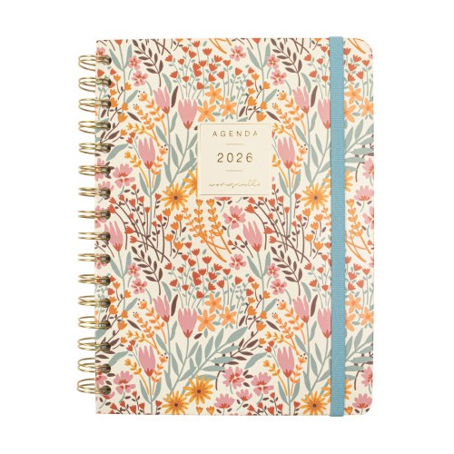 30554-AGENDA 2026 MONIQUILLA E10 155X212MM SEMANA VISTA HORIZONTAL ESPIGA FINOCAM 770100226