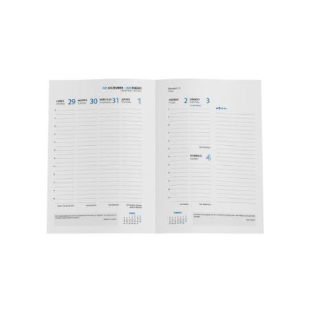 30566-AGENDA 2026 PARIS S/V 15X21 NEGRA CON ESPIRAL CASTELLANO INGRAF 356556