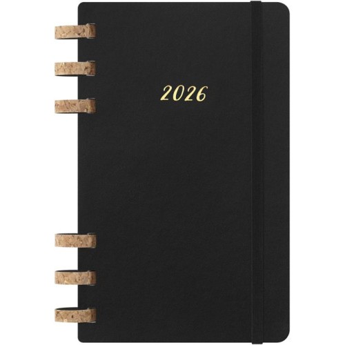 30574-AGENDA 2026 TAPA BLANDA 12 MESES ESPIRAL L (13 X 21 CM) NEGRA MOLESKINE DSSPB12MWH3Y26