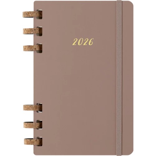 30577-AGENDA 2026 TAPA DURA 12 MESES ESPIRAL L (13 X 21 CM) ALMENDRA MOLESKINE DHSPP2912MWH3Y26