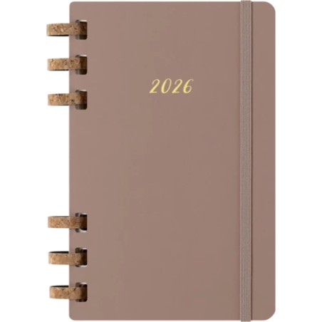 30577-AGENDA 2026 TAPA DURA 12 MESES ESPIRAL L (13 X 21 CM) ALMENDRA MOLESKINE DHSPP2912MWH3Y26