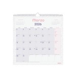 30583-CALENDARIO 2026 PARED TRENDY CHIC ESCRIBIR 300X300MM MORADO FINOCAM 787002726
