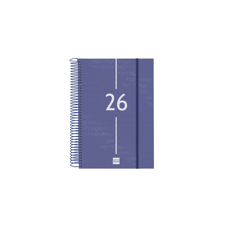 30590-AGENDA 2026 BASIC YEAR E11 165X242MM DIA PAGINA AZUL FINOCAM 742071026