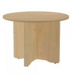 MESA DE REUNIONES REDONDA 100CM DE DIAMETRO. ALTURA 72CM. COLOR: PATA HAYA / TABLERO HAYA ROCADA 3005AA01V24