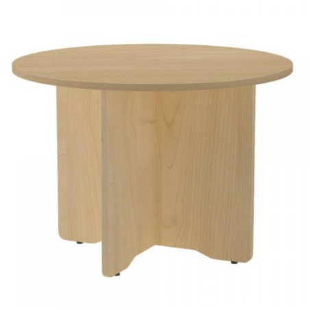 MESA DE REUNIONES REDONDA 100CM DE DIAMETRO. ALTURA 72CM. COLOR: PATA ROBLE / TABLERO ROBLE ROCADA 3005AR08V24