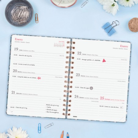 30702-AGENDA 2026 YOU E10 155X212MM SEMANA VISTA HORIZONTAL COTTON FINOCAM 760043126