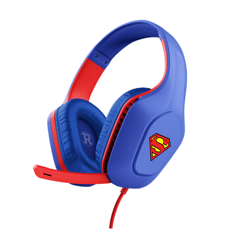 30721-Trust GXT 415SM Zirox Auriculares Alambrico Diadema Juego Azul, Rojo
