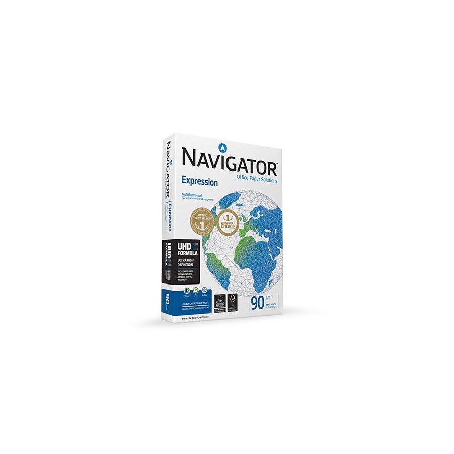30734-Navigator Expression papel para impresora de inyeccion de tinta A4 (210x297 mm) 500 hojas Blanco