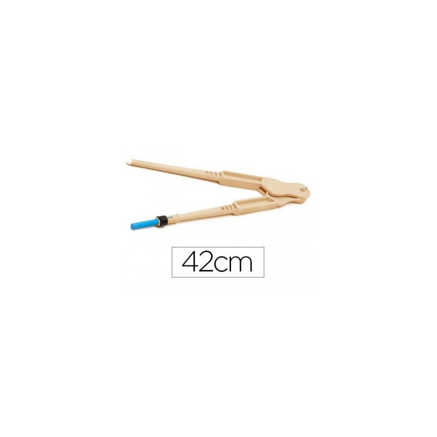 30737-COMPAS 42 CMS. PLASTICO IMITACION MADERA PARA PIZARRA FAIBO 238