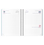 30799-AGENDA 2026 MEMPHIS ESPIRAL DIA PAGINA 15 X 21 CM. MODELO VERDE DOHE 12687 - 26