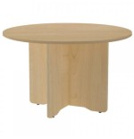 MESA DE REUNIONES REDONDA 120CM DE DIAMETRO. ALTURA 72CM. COLOR: PATA ROBLE / TABLERO ROBLE ROCADA 3006AR08V24