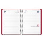 30805-AGENDA 2026 DENVER ESPIRAL DIA PAGINA 15 X 21 CM. COLOR ROJO DOHE 12719 - 26