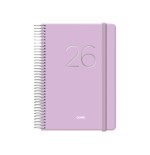 30810-AGENDA 2026 GLOSS ESPIRAL DIA PAGINA 12,5 X 18 CM. MORADO DOHE 12574 - 26