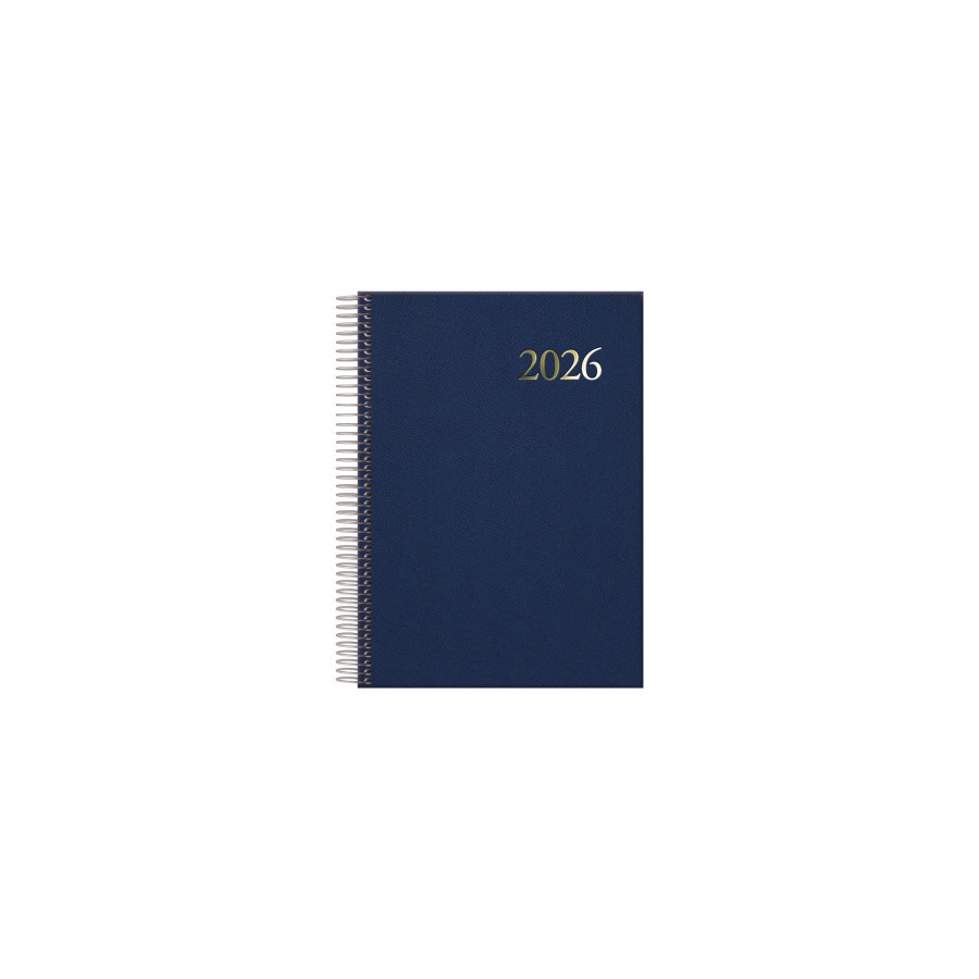 30814-AGENDA 2026 SEGOVIA ESPIRAL DIA PAGINA 14 X 20 CM. COLOR AZUL DOHE 12733 - 26