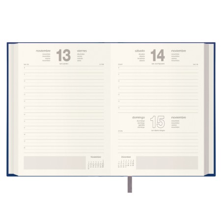 30821-AGENDA 2026 LISBOA DIA PAGINA 14 X 20 CM. COLOR AZUL DOHE 11797 - 26