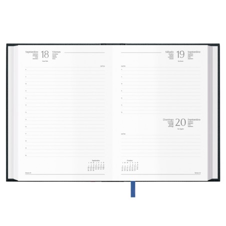 30841-AGENDA 2026 SEGOVIA DIA PAGINA 17 X 24 CM. COLOR NEGRO DOHE 12865 - 26