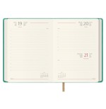 30851-AGENDA 2026 SAMBA DIA PAGINA 15 X 21 CM. COLOR VERDE MENTA DOHE 12883 - 26