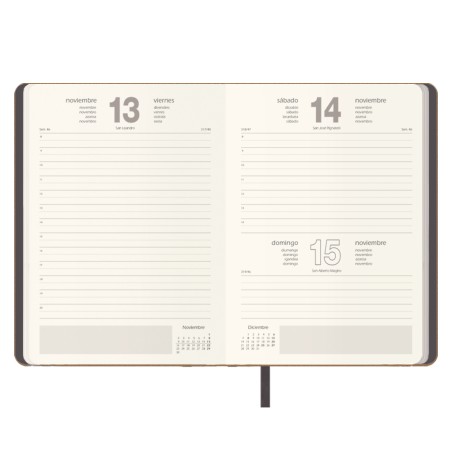 30879-AGENDA 2026 MANHATTAN DIA PAGINA 14 X 20 CM. COLOR CAMEL DOHE 12868 - 26