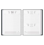 30913-AGENDA 2026 SEGOVIA ESPIRAL DIA PAGINA 14 X 20 CM. COLOR NEGRO DOHE 11128 - 26