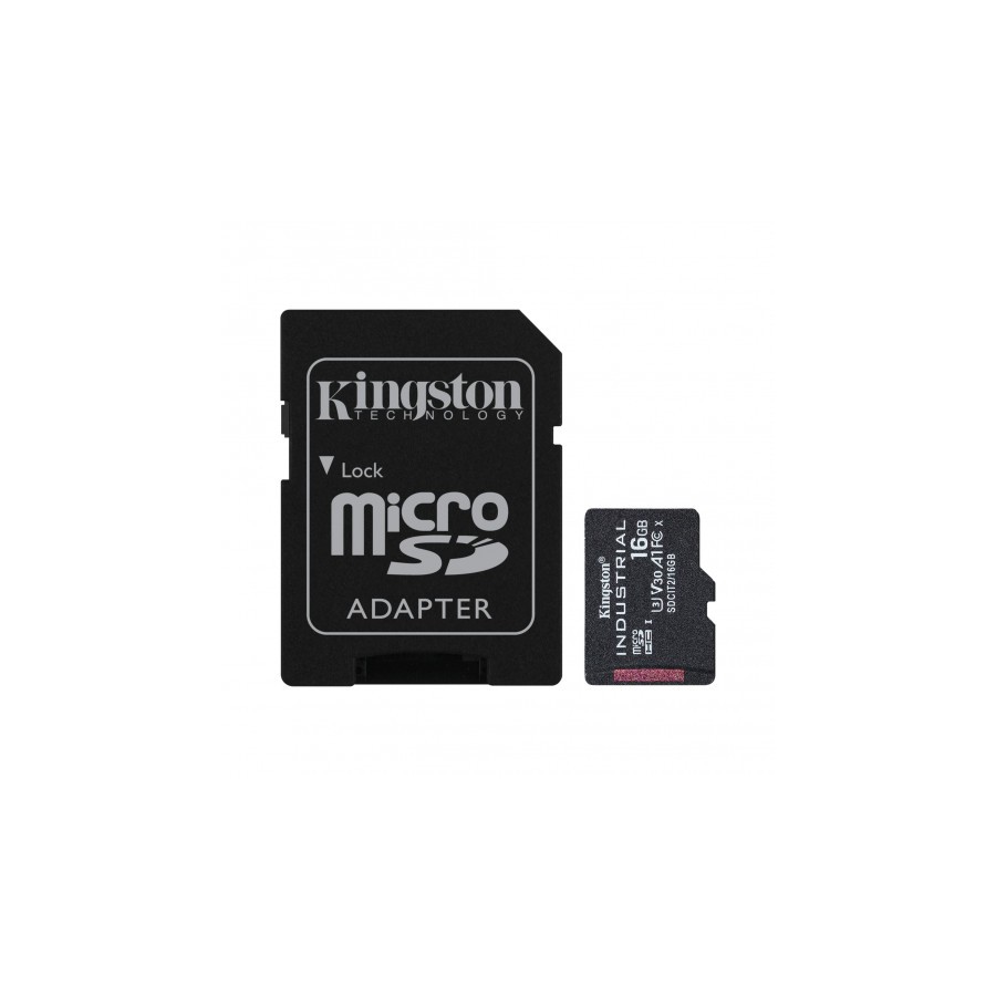 30916-Kingston Technology Industrial memoria flash 16 GB MicroSDHC UHS-I Clase 10