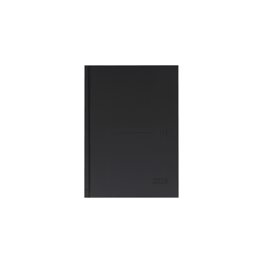 30939-AGENDA 2026 MINIMAL A5 15X21CM DIA PAGINA COLOR NEGRO OXFORD 400201722