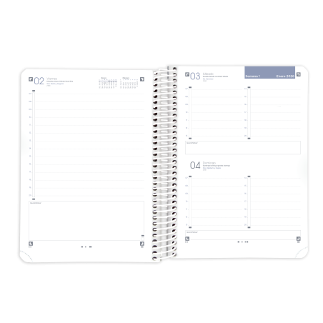 30947-AGENDA 2026 LIVE A5 15X21CM DIA PAGINA COLORES VIVOS OXFORD 400201728