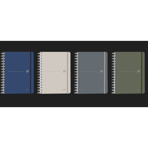 30953-AGENDA 2026 IDENTITY DIA PAGINA A5 15X21 COLORES SURTIDOS OXFORD 400201733