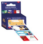 30956-CAJA 100 ETIQUETAS ADHESIVAS PARA REGALOS REYES MAGOS BISMARK 332911
