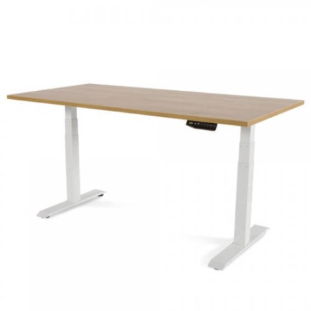 3103-MESA 160CM REGULABLE EN ALTURA ELECTRICAMENTE. TABLERO COLOR HAYA ROCADA 2002XCR01