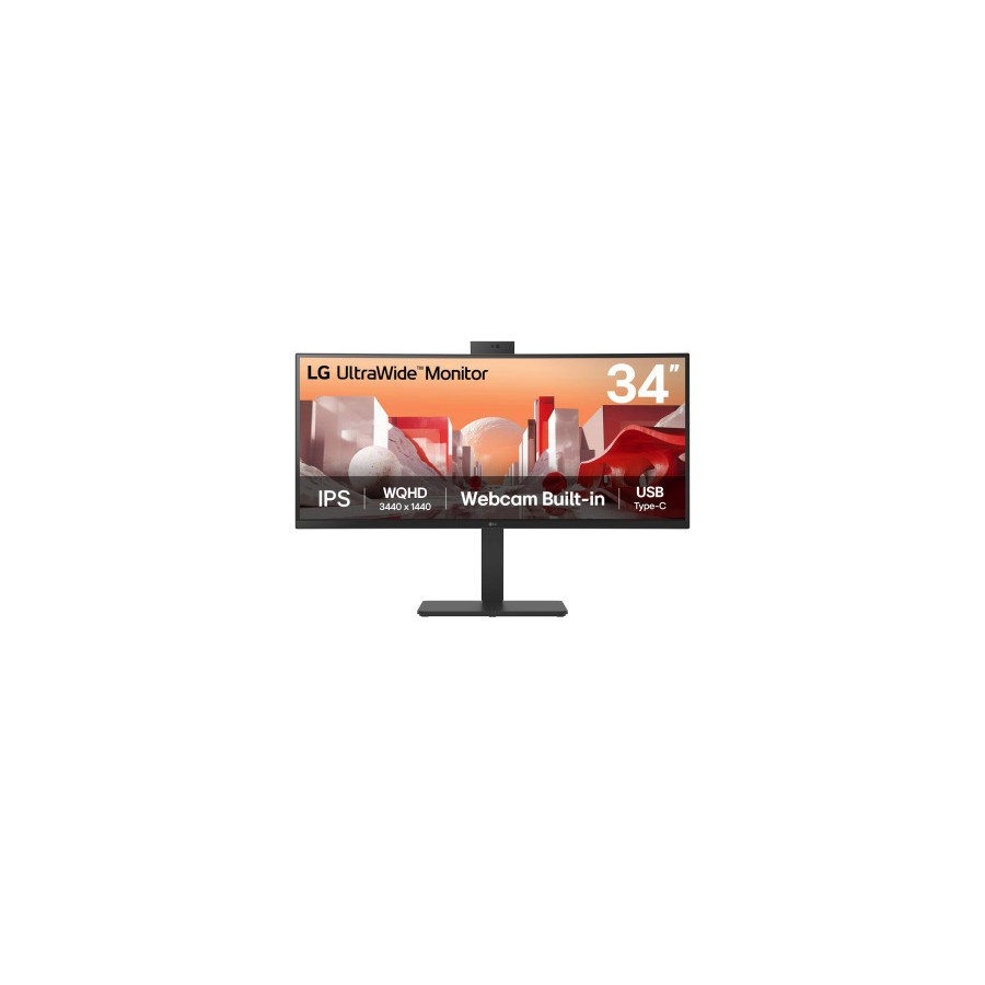 31039-LG 34BA85QE-B pantalla para PC 86,4 cm (34") 3440 x 1440 Pixeles Wide Quad HD LCD Negro