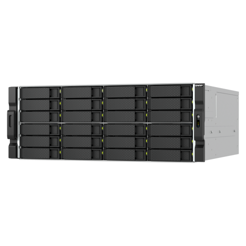 31041-QNAP TS-h2477AXU-RP Servidor de almacenamiento Bastidor (4U) AMD RyzenT 7 7745 32 GB DDR5 0 TB QNAP QTS Negro, Gri