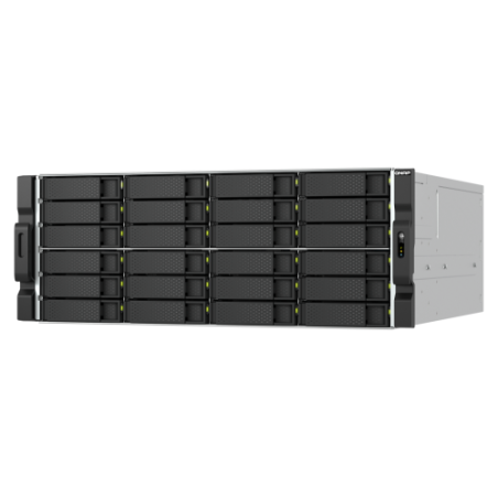 31041-QNAP TS-h2477AXU-RP Servidor de almacenamiento Bastidor (4U) AMD RyzenT 7 7745 32 GB DDR5 0 TB QNAP QTS Negro, Gri