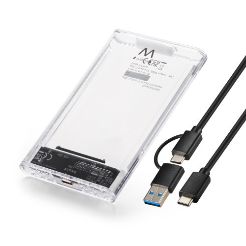 31057-Ewent EW7064 caja para disco duro externo Caja externa para unidad de estado solido (SSD) Transparente 2.5"
