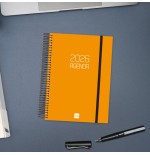31072-AGENDA 2026 BASIC OPAQUE E10 155X212MM DIA PAGINA NARANJA FINOCAM 742912926