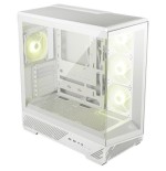 CAJA MSI MAG PANO 130R PZ WHITE,3X2.5"+2X2.5"/3.5",3X120+1X120MM (ARGB),2XUSB3.2+1USB3.2 TYPE C+AUDIO+MICRO,MID TOWER,BLANCA