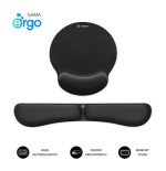 31075-SUBBLIM SUBMP-04E020 descansa munecas Algodon, Licra, Espuma de memoria, Poliuretano (PU) Negro