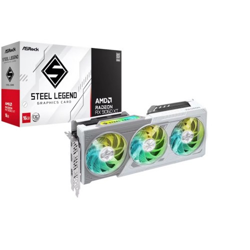 31114-VGA ASROCK RX9060XT SL 16GO,AMD,RX9060XT,16GB,GDDR6,128BIT,2HDMI+2DP (3 VENTILADORES)