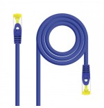 31177-Nanocable Cable de red latiguillo RJ45 LSZH Cat.6A SFTP AWG26, Azul, 2.0 m