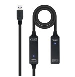 31182-Nanocable Cable USB 3.0 prolongador con amplificador, tipo A/M-A/H, 15m