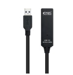31183-Nanocable Cable USB 3.0 prolongador con amplificador, tipo A/M-A/H, 15m