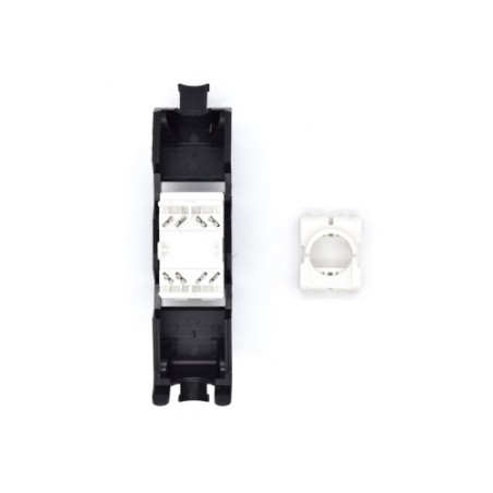 WP WPC-KEY-6AUP-TL/BL conector RJ45 Negro, Blanco