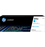 3122-HP Cartucho de toner Original LaserJet 415X cian de alta capacidad