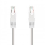 31222-Nanocable CABLE RED LATIGUILLO RJ45 CAT.6 UTP AWG24, BLANCO, 1.0 M